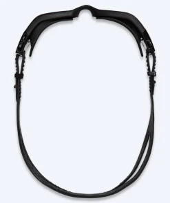 Clearance Watery nærsynede svømmebriller med styrke til voksne - (-2.0) – (-6.0) - Raven Active - Sort (Smoke linse)