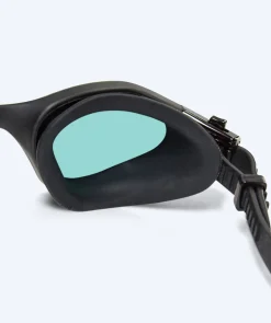 Clearance Watery nærsynede svømmebriller med styrke til voksne - (-2.0) – (-6.0) - Raven Active - Sort (Smoke linse)