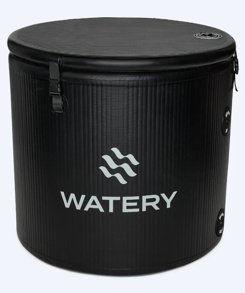 Hot Watery oppustelig isbad - Deluxe - Sort
