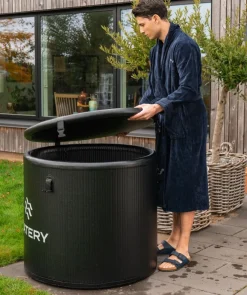 Hot Watery oppustelig isbad - Deluxe - Sort