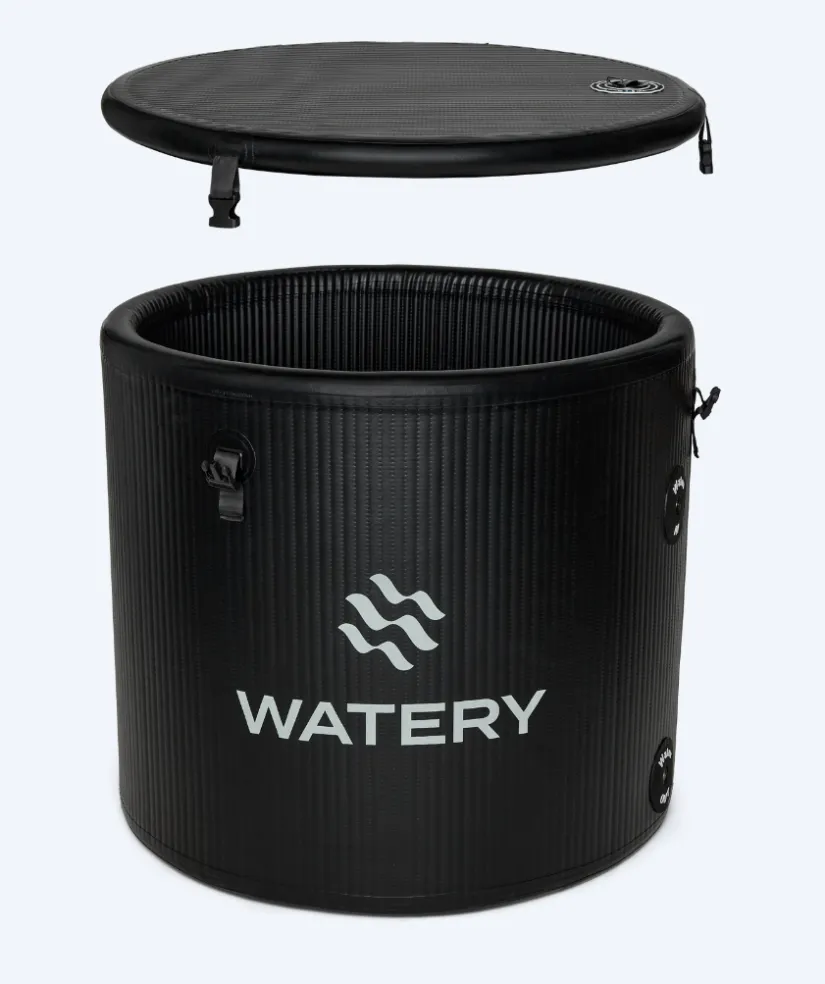 Hot Watery oppustelig isbad - Deluxe - Sort