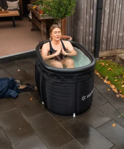 Hot Watery oppustelig isbad - Hero Max - Sort