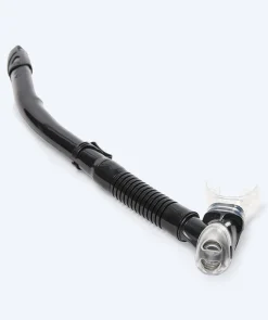 Online Watery semi-dry snorkel til voksne - Hudson - Sort