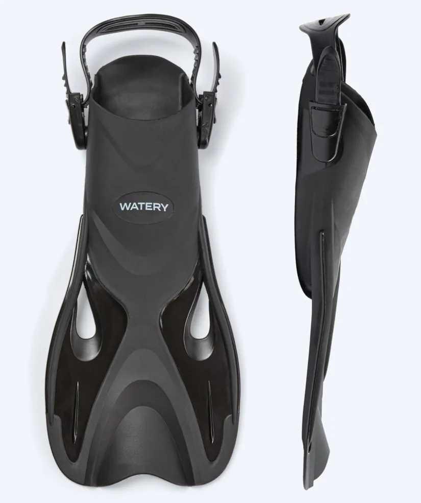 Watery snorkelsæt til børn - Fisher/Pearl - Mørkeblå