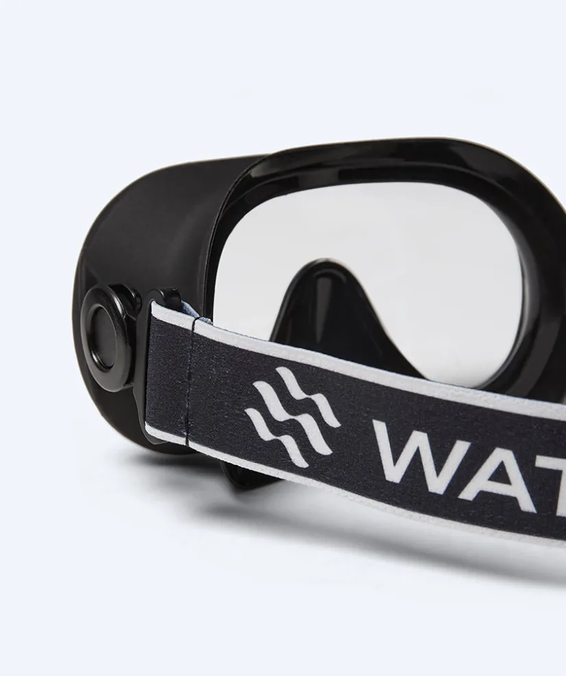 Outlet Watery snorkelsæt til børn (4-10) - Launch/Alton - Sort/hvid