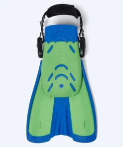 New Watery snorkelsæt til børn (4-10) - Tropical - Blå/grøn
