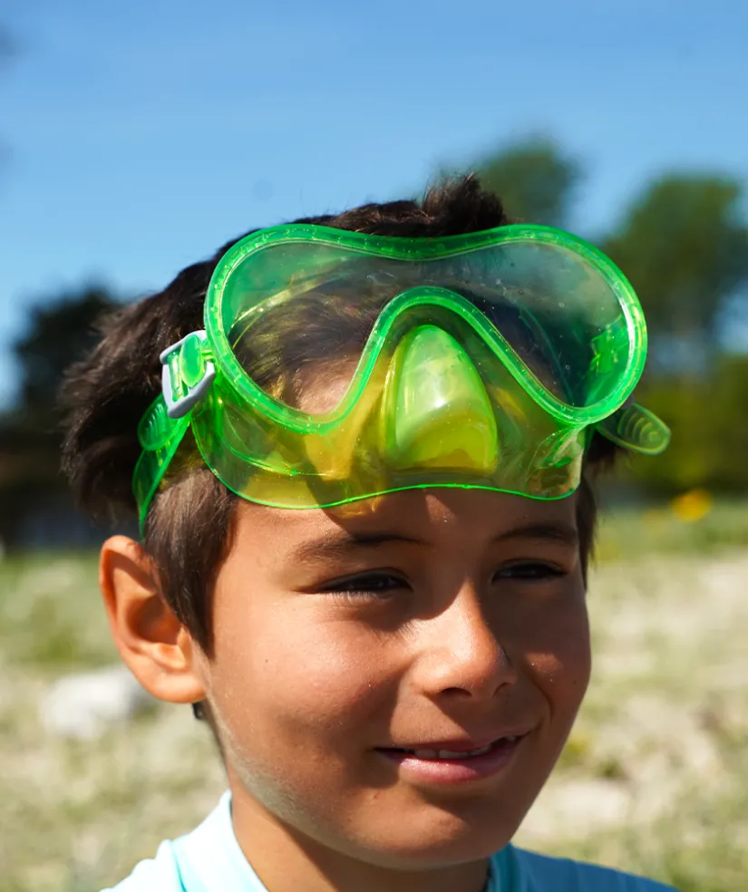 Discount Watery snorkelsæt til junior (8-15) - Jubal/Rilian - Lilla/sort