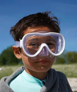 Hot Watery snorkelsæt til junior (8-15) - Odine/Rilian - Hvid/sort