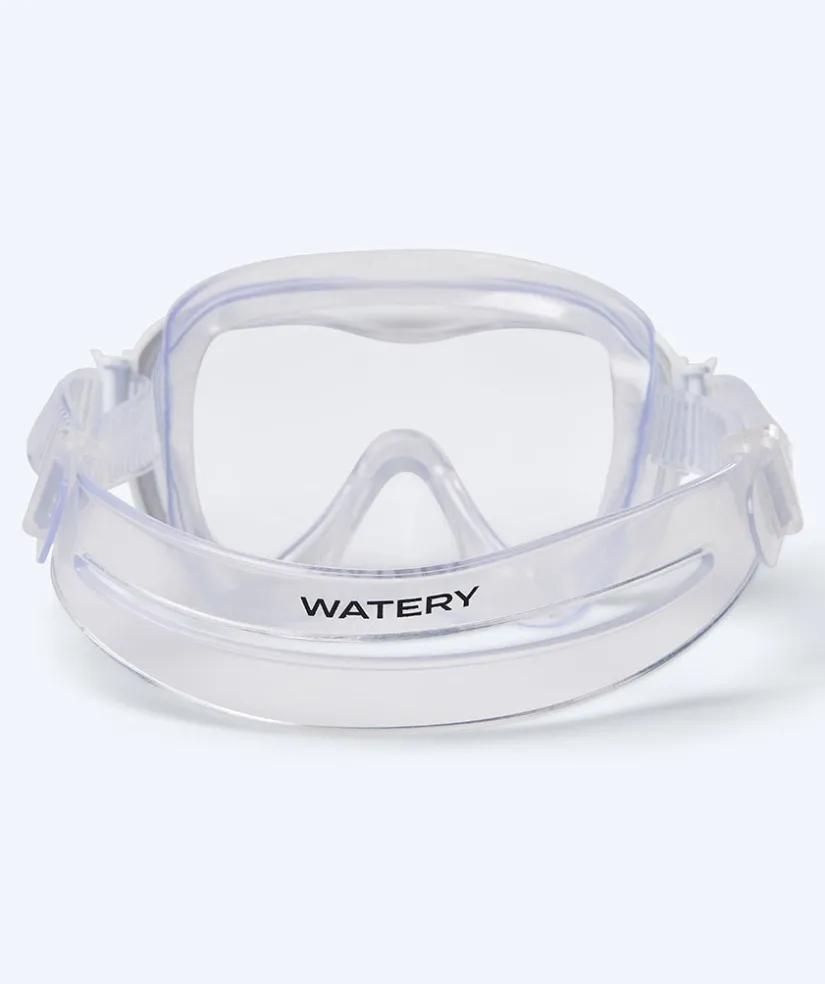 Hot Watery snorkelsæt til junior (8-15) - Odine/Rilian - Hvid/sort