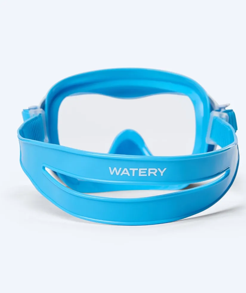 Hot Watery snorkelsæt til junior (8-15) - Odine/Fleetwood - Blå/blå