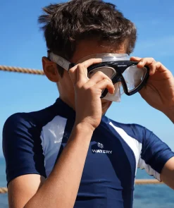 Clearance Watery snorkelsæt til junior (8-15) - Ohio/Fleetwood - Sort/lyserød