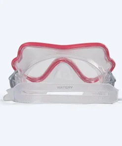 Clearance Watery snorkelsæt til junior (8-15) - Trigger/Masika - Rød/lyserød