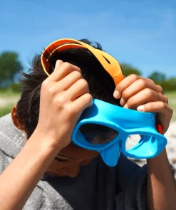 Watery snorkelsæt til junior (8-15) - Wyre/Bimasha - Orange/blå
