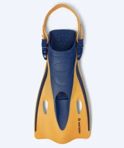 Outlet Watery snorkelsæt til voksne (fra 15 år) - Launch/Alton - Mørkeblå/orange