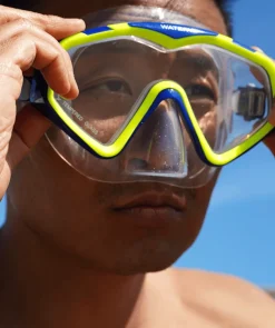Best Watery snorkelsæt til voksne (fra 15 år) - Leach/Breeve - Hvid/lyserød
