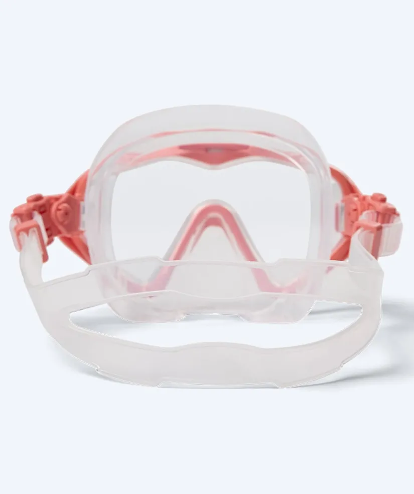 Best Watery snorkelsæt til voksne (fra 15 år) - Leach/Breeve - Hvid/lyserød