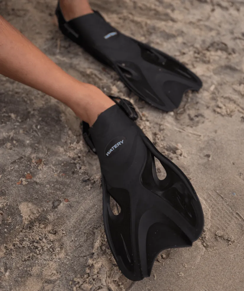 Best Watery snorkelsæt til voksne - Fisher/Cliff - Blå
