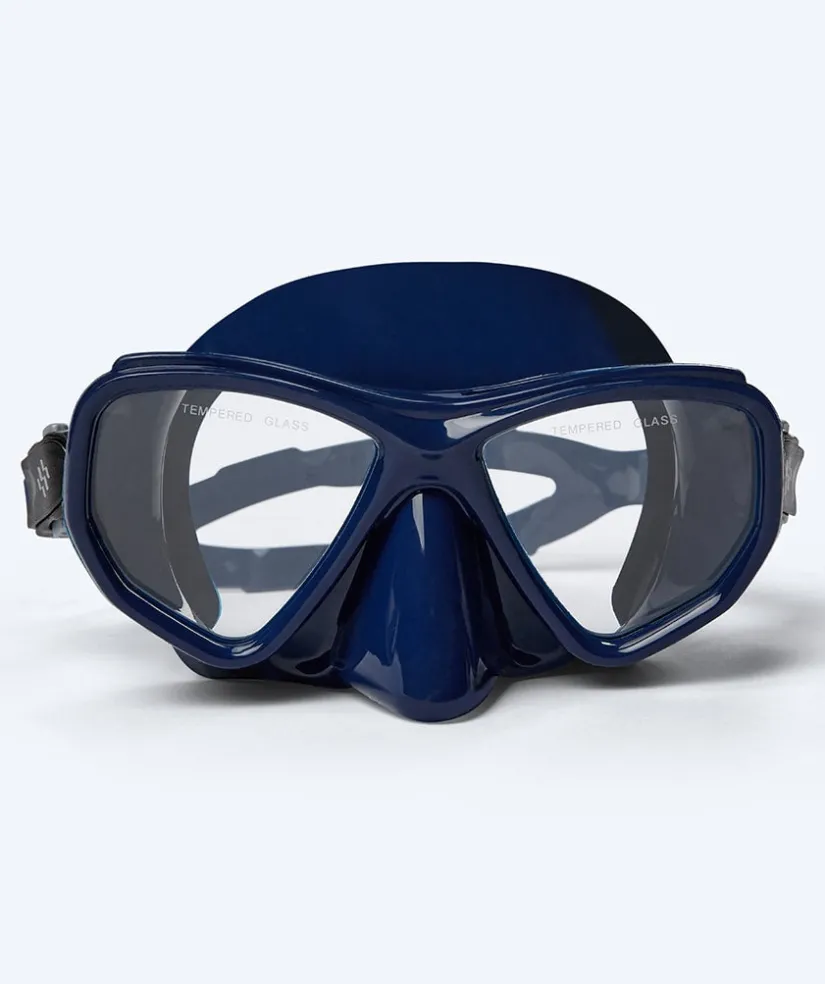 Clearance Watery snorkelsæt til voksne (fra 15 år) - Fenton/Breeve - Mørkeblå