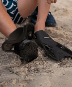 Hot Watery snorkelsæt til voksne - Fisher/Pearl - Sort