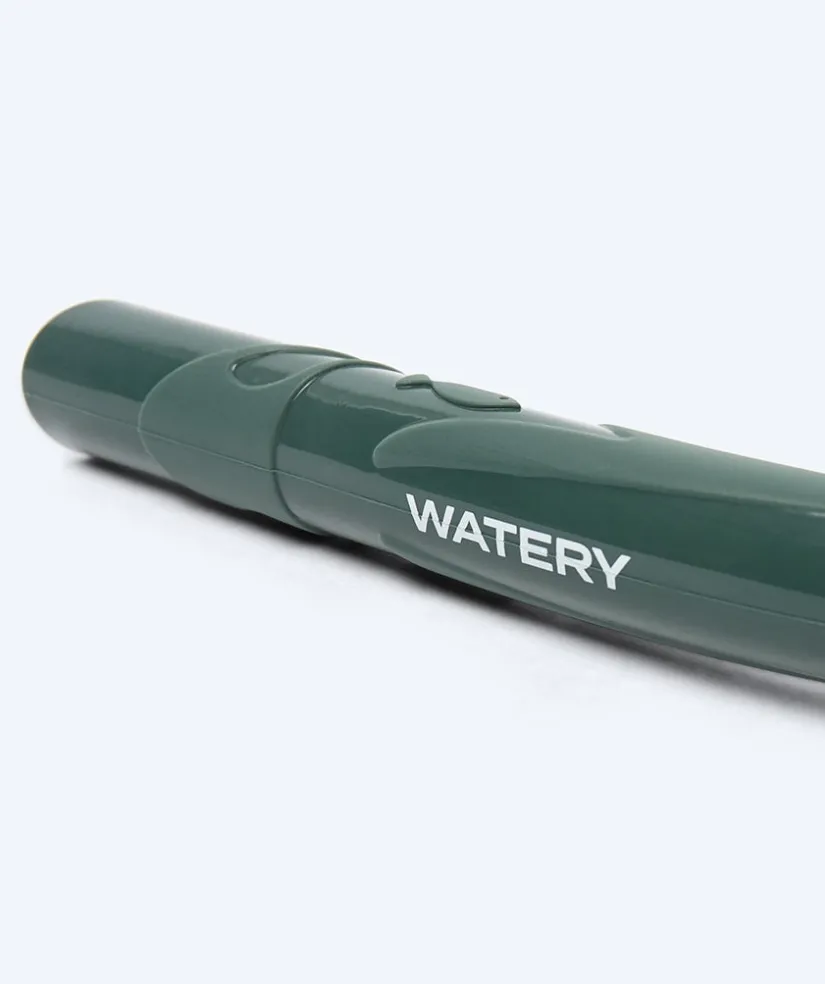 Online Watery snorkelsæt til voksne - Fisher/Cliff - Mørkegrøn