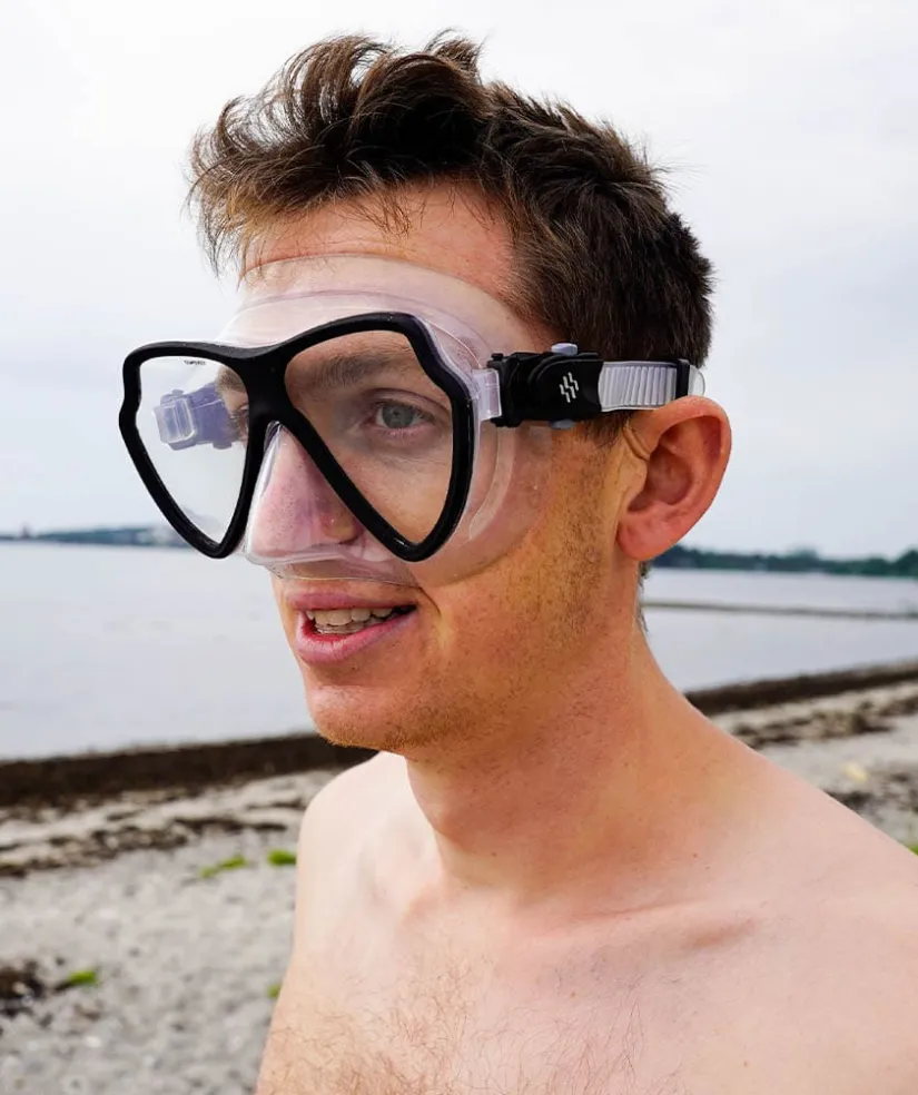 Best Watery snorkelsæt til voksne (fra 15 år) - Itzel/Rilian - Sort