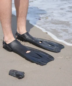 Clearance Watery snorkelsæt til voksne (fra 15 år) - Rudder Camo/Itzel/Delmere - Sort