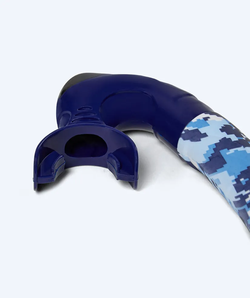 Discount Watery snorkelsæt til voksne - Isle/Rudder Camo - Mørkeblå
