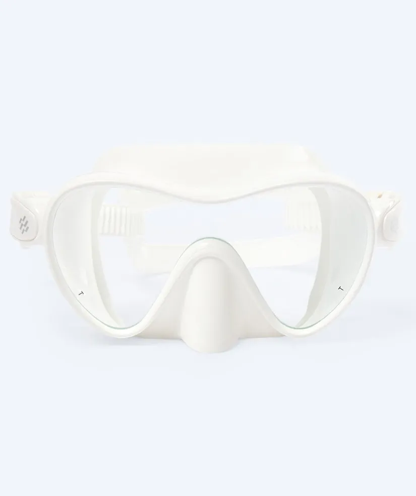Best Watery snorkelsæt til voksne - Pike/Cliff - Hvid