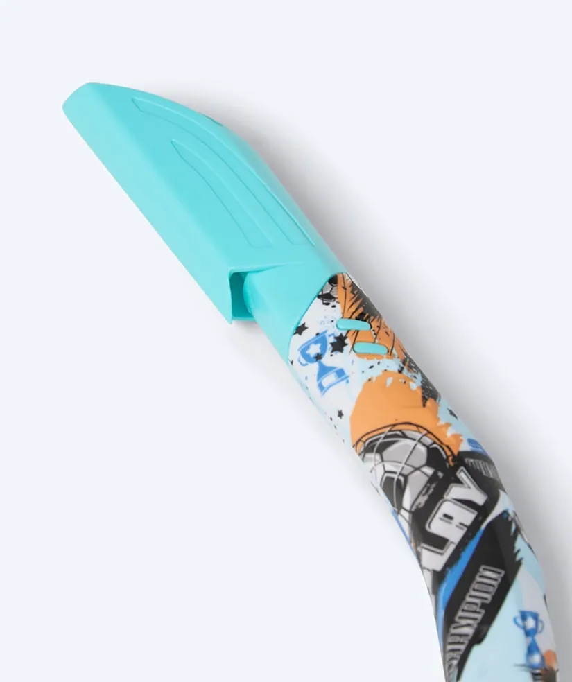 Watery snorkel til junior (8-15) - Riku Camo - Blå