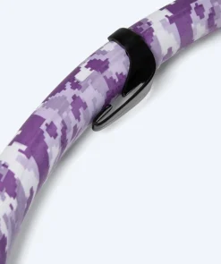 New Watery snorkel til voksne (fra 12 år) - Rudder Camo - Lilla