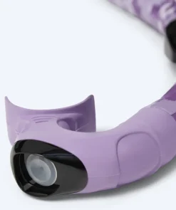 New Watery snorkel til voksne (fra 12 år) - Rudder Camo - Lilla