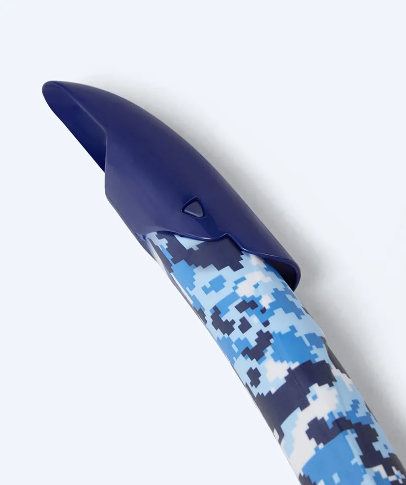 Online Watery snorkel til voksne (fra 12 år) - Rudder Camo - Mørkeblå