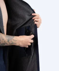 Online Watery surf poncho - Waterproof - Mørkeblå