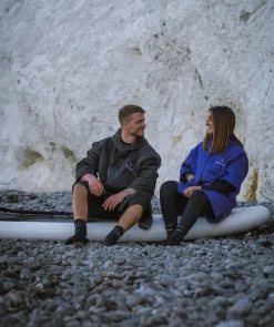 Sale Watery surf poncho - Waterproof - Sort