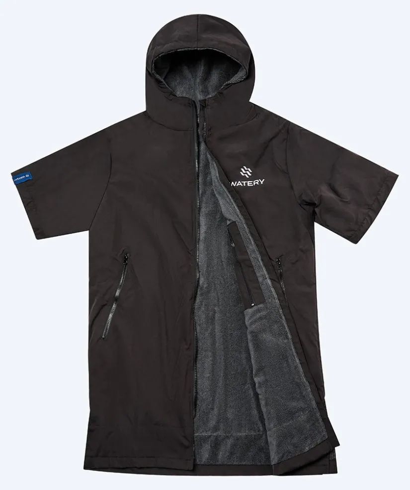 Sale Watery surf poncho - Waterproof - Sort