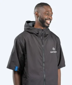 Sale Watery surf poncho - Waterproof - Sort