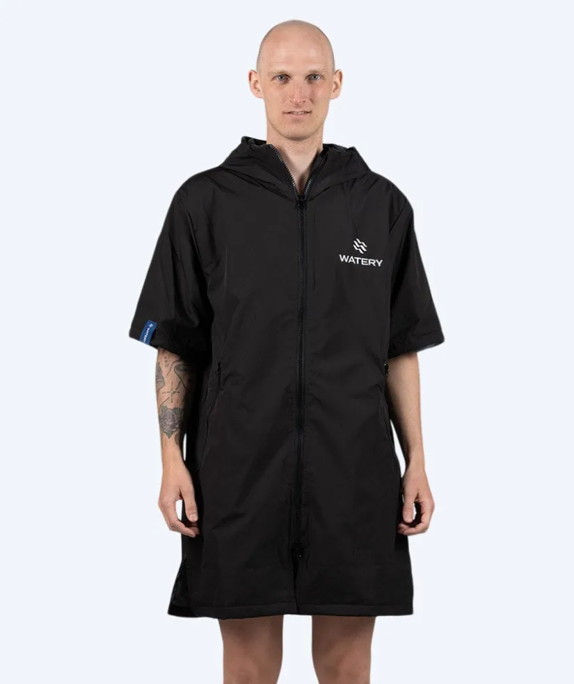 Sale Watery surf poncho - Waterproof - Sort