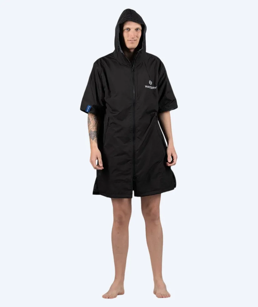 Sale Watery surf poncho - Waterproof - Sort