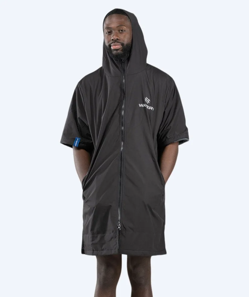 Sale Watery surf poncho - Waterproof - Sort