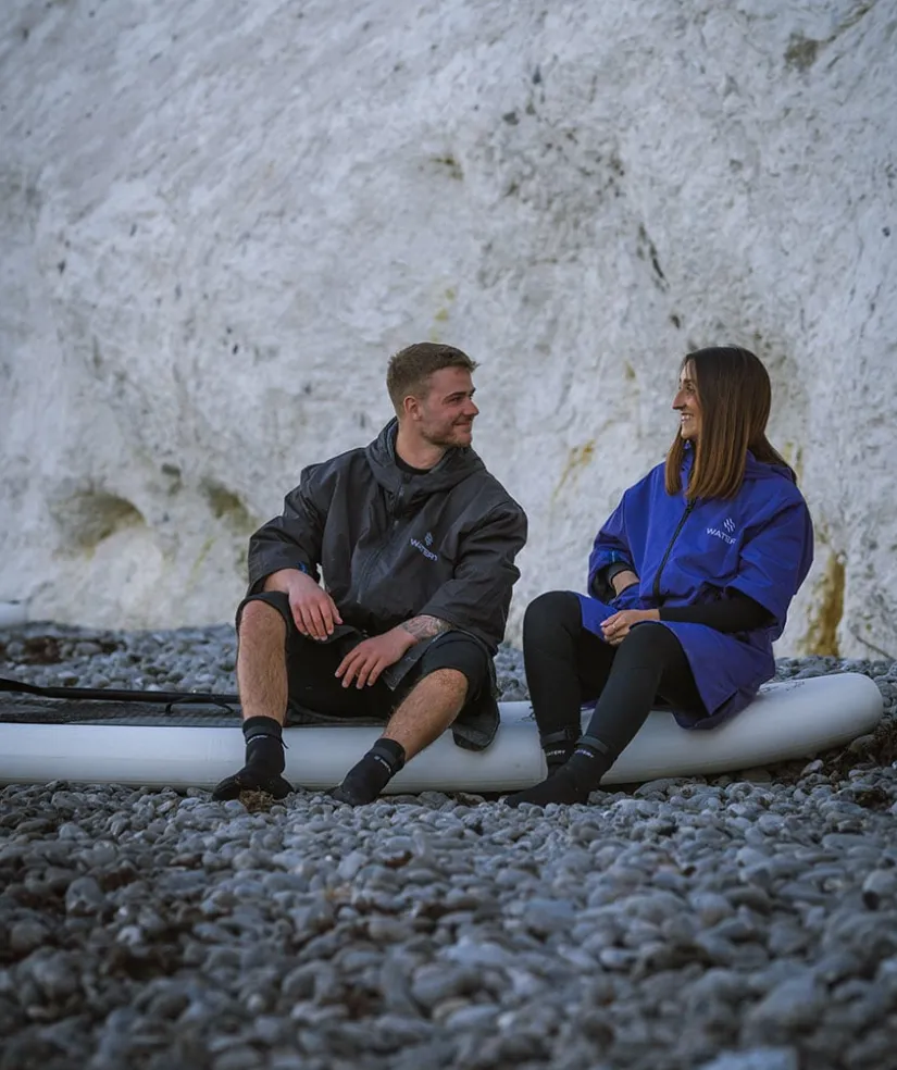 Sale Watery surf poncho - Waterproof - Lilla