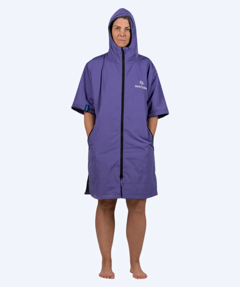 Sale Watery surf poncho - Waterproof - Lilla