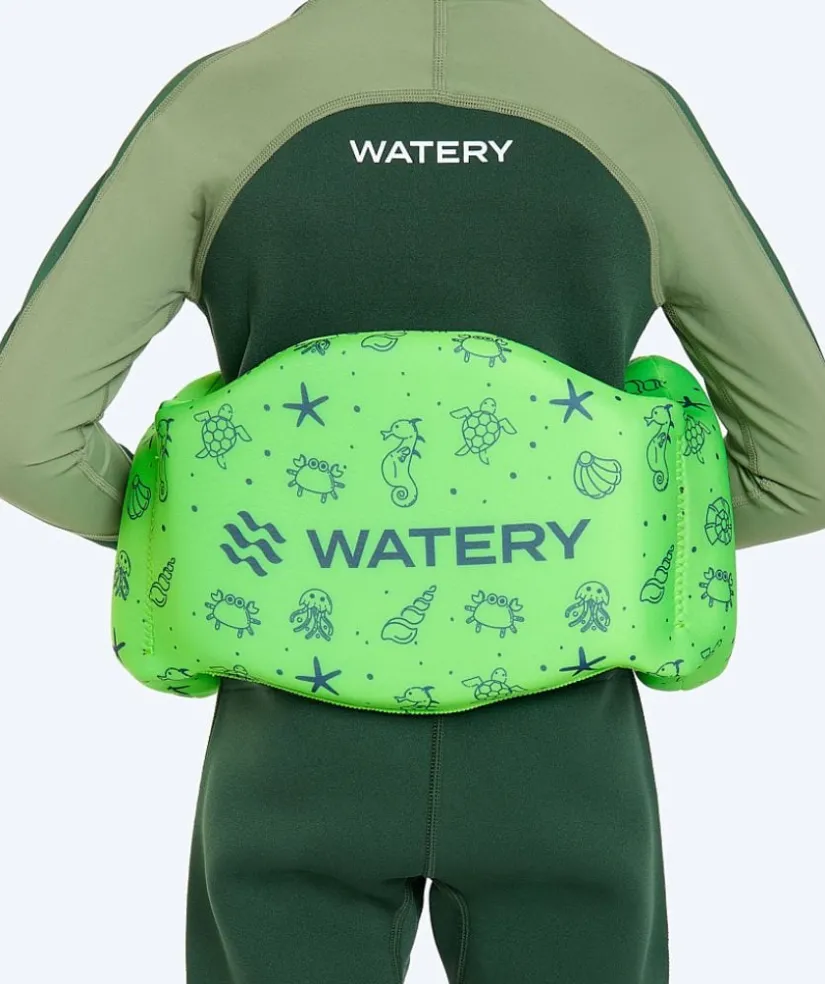 Watery svømmebælte til børn (15-60 kg) - Romney - Atlantic Green
