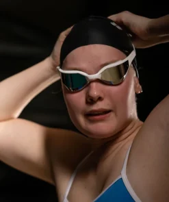 New Watery svømmebriller - Instinct Elite Mirror - Sort/guld
