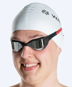 Hot Watery svømmebriller - Instinct Elite Mirror - Rød/sølv