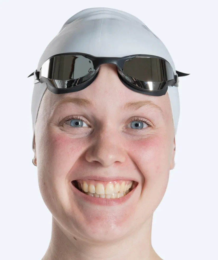 Clearance Watery svømmebriller - Instinct Ultra Mirror - Sort/sølv