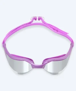 Best Watery svømmebriller - Instinct Elite Mirror - Lilla/sølv