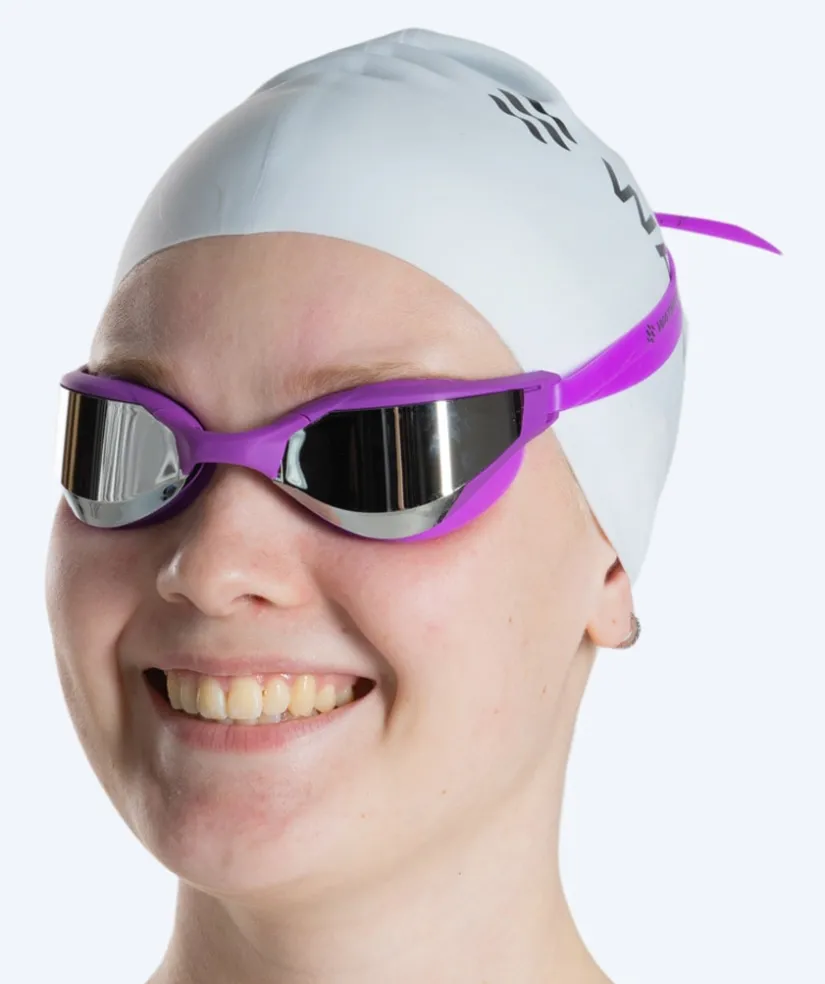 Outlet Watery svømmebriller - Instinct Ultra Mirror - Lilla/sølv