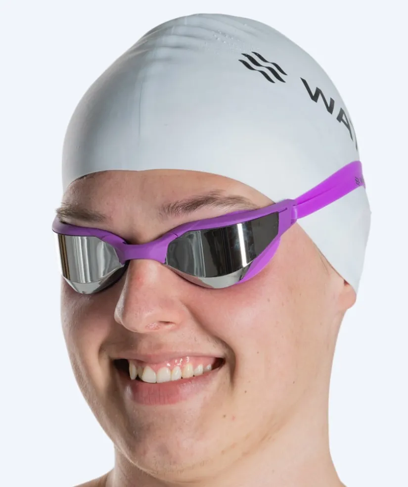 Outlet Watery svømmebriller - Instinct Ultra Mirror - Lilla/sølv