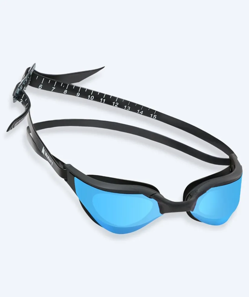 Clearance Watery svømmebriller - Instinct Ultra Mirror - Sort/blå
