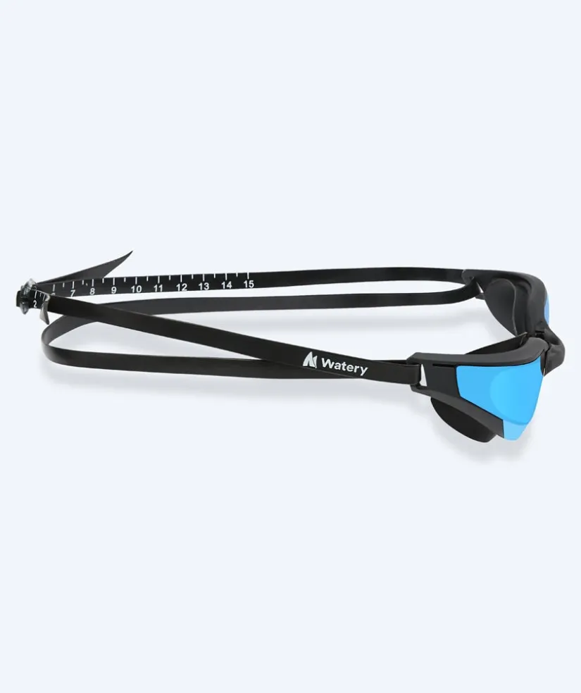 Clearance Watery svømmebriller - Instinct Ultra Mirror - Sort/blå